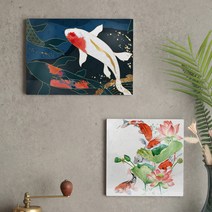 출세 성공 안정 부귀영화 구어도 잉어 액자, 5.부귀영화