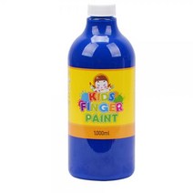 핑거페인트 키즈맘아트 키즈 1000ml 낱색 물감 물감놀이 유아물감, 흰색