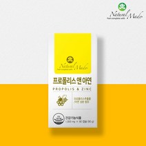 환절기 영양제 면역지키미 프로폴리스 앤 아연 3개월분, 1000mgx90캡슐(90g)/1통