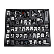 형제 Babylock 가수 JANOME ELNA 도요타 새 집 단순성 켄 모어에 대한 설정 전문 48PCS 재봉틀 노루발, 하나, 보여진 바와 같이