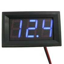 DC0V500V 방수 디지털 전압계 자동차 보트 오토바이 056 인치 LED 디스플레이 볼트 측정기 테스터 패널 전, 03 5V-30V