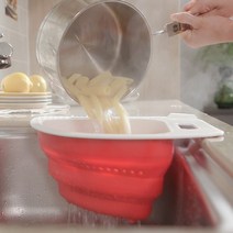 온싱크 코랜더 2개 세트 싱크대 채반 야채물빠짐 건조 채반, 그린1+1