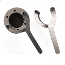 유압 실린더 렌치 수리 너트 굴삭기 전기 유압자키, 오픈 스크류 + 오일 씰 후크 2조 렌치