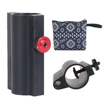 텐트 액세서리 캐노피 폴 홀더 야외 피크닉 캠핑 하이킹 배낭 낚시 파라솔 고정 폴을위한 천막 막대 홀더, 검은색