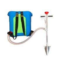 비료투입기 조절 주입기 투입 제초제 정량 토양 파종, 작은 삽＋버킷 시비 및 파종