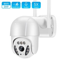 가게CCTV 강아지 홈캠 홈 실외 현관 문 농막 CCTV ANBIUX1080P PTZ 와이파이 IP 카메라 5MP AI 인간 탐지 무선 H265 오디오 5X 디지털 줌 보안 클라우, 2MP NO SD Card_영국 플러그