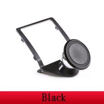 BMW X3 X4 G01 G02 18-2021 알루미늄 합금 자동차 공기 배출구 휴대 전화 홀더 항공 브래킷 액세서리 (로고 없음) 호환용, 검은색