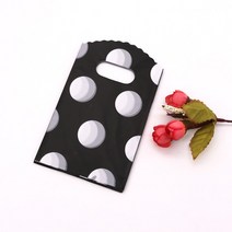 50 개/몫 멀티 디자인 작은 플라스틱 가방 9x15cm 부티크 선물 핸들 좋은 매력 귀걸이 보석 포장, 01 9x15cm 50pcs, 01 A41