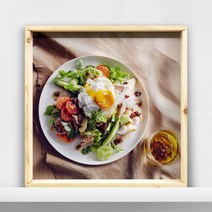 데코밍샵우드프레임액자_건강한샐러드_우드프레임액자_tg647_dm, 타입1