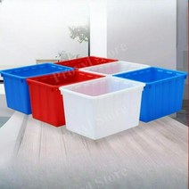 창고물류보관함 대형플라스틱박스 플라스틱박스 공구부품상자 플라스틱함 물류창고, 1, 90K 블루 670x450x355