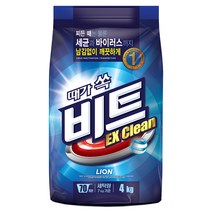 비트 분말 세탁세제 일반용, 1개, 4kg
