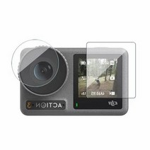 bob 매직쉴드 DJI 오즈모액션 3세대 2세대 카메라 렌즈 강화유리 보호필름 3개 세트 OSMO Action 오즈모액션액세서리, 오즈모액션3/3매1세트