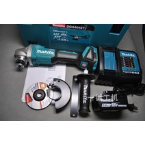 Makita DGA402 충전식 그라인더 DGA404 406 브러시리스 리튬 배터리, [02] 충전기 배터리가 없는 DGA404 브러시리스