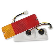 라보데루등 데루등 테일램프 후미등 브레이크등 좌우호환 볼트포함, 붉은컬러, 1개