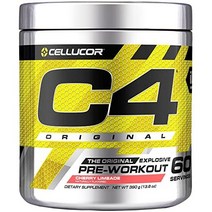 셀루코어 C4 오리지날 프리-워크아웃 운동전 부스터 / Cellucor C4 Original Pre Workout Powder, Cherry Limeade, 60서빙
