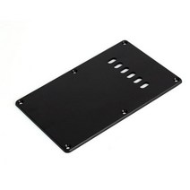 플라이 싱글 블랙 기타 Tremolo 스프링 백 플레이트 커버 블랙 전기 기타, 검은 색