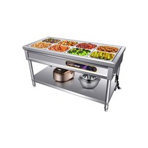 업소용반찬냉장고 셀프바 쇼케이스 밑반찬 식당 내부스텐 온도, D. 격자 2개 통 5개