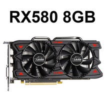 Jingsha 새로운 100 원본 radeon 비디오 카드 rx 580 8gb gddr5 256bit rx580 그래픽 카드 8gb gtx 1050ti보다 강력한 광업용, rx580 8GB