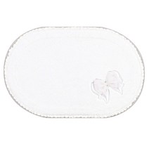 센코 NYNAS 엘레류반 목욕 매트 약 55×85cm 화이트 35942