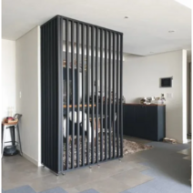 공간분리 원목 가벽 인테리어 스트라이프 파티션 4colors 주방 사무실 침실 거실 원룸 현관 원목파티션 칸막이, 메이플, 폭612mm