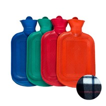 TORIMALL 온찜질 보온 물주머니+커버포함 배찜질 허리 목 발목 등 온열 마사지, 2000ml 색상랜덤 2개
