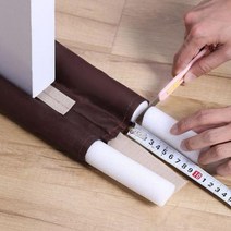 외풍차단 시공 입구 방문 바람 현관문 방문 틈새 막이 우풍 창틀 유리문 패드 바닥 막풍이, 그레이, 상세페이지 참조