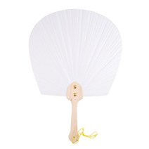 [서예아이] 원형부채(특대 50cm) 캘리그라피 작품용 부채, 1색