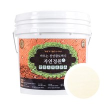 바른황토 바르는 천연 황토 편백 벽지 페인트 자연정원, 아이보리, 12kg