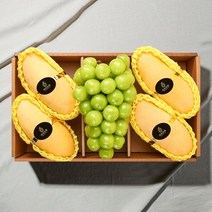 우리동네과수원 926일 오전 6시 결제건까지 명절전배송산지직송 명절 과일선물세트 샤인1수 골드망고4입(보자기 증정) -인증