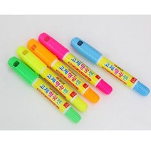 펜코리아(디오피스) 동아연필 고체형광펜 일반형 노연분주하 3색 5색, 12개입, 분홍