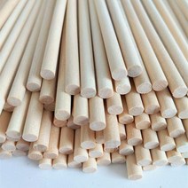 모형재료 원형 나무막대기 아이스크림 스틱 핸드메이드 건축물 DIY 작은 집 원목 자작나무처럼 작다 나무봉 4809097820, 통나무 200 *3.8 밀리미터 20