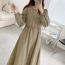 끄레아또레 끄레아또레 허리스트링 멋스런 원피스 RS21AMA803
