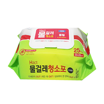맑은하루 물걸레 청소포 고급형 [중형] 25매