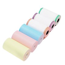 각인기 레이저마킹 로고각인 마킹기무선 종이 프린터 휴대용 블루투스 즉석 1000mAh, 05 Paper 6pcs Colors