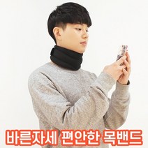 달리 바른자세 교정 거북목 목 보호대 밴드 고급형, 1개
