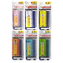 덴탈프로 일본정품 잭슨덴탈프로 치간칫솔 15P (휴대용캡포함), 0(4S) 핑크, 1개, 15개입
