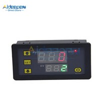 타이머 AC 110-220V DC 12V 24V 1.37 인치 LCD 디지털 디스플레이 마이크로 컴퓨터 시간 컨트롤러 0000-9959 0000-9999S 제어 모듈, [10] AC110-220V red green