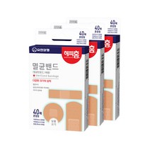 해피홈 멸균 밴드 혼합형 40p, 3개