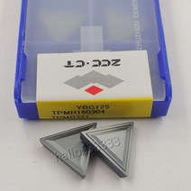 스테인레스 스틸 카바이 터닝 블레이 TPMR160304 YBC125 TPMR 160304 CNC 선반 인서트 절삭 공구, 한개옵션0