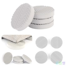 굿마켓 4P 원형 진동방지패드 그레이 충격흡수 바닥완충제 방진재 방진판 방진고무판, 4개