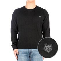 메종키츠네 23FW (LM00811KT1036 BLACK) 남성 니트