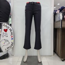 까스텔바작 여성겨울골프웨어 기모 부츠컷 골프바지_BGAWPT707BK