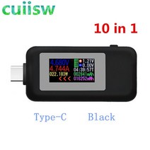 8 in1 qc2.0 3.0 4-30v 전력 usb 용량 전압 테스터 전류 측정기 모니터 전압계 전류계, g 10 in 1, 07 G 10 in 1
