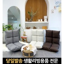 바닥등받이의자 1인바닥의자 좌식용의자 등받이좌식의자쿠션 다리없는의자 감성좌식의자 앉은뱅이소파, 고래Company, 브라운(페브릭)