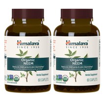 히말라야 님 추출물 60캡슐 (2팩) / Himalaya Organic Neem, 1개, 1