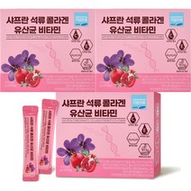 샤프란 석류 콜라겐 유산균 비타민 신제품 3세트, 60g, 3개