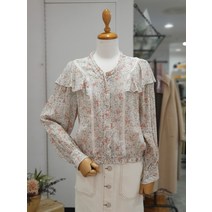 써스데이아일랜드 레이스 러플 블라우스 T226ABL532(1271023)