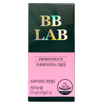 뉴트리원 전지현 여성 유산균 질 유래 특허유산균 + 아연(면역) 50억 보장 BBLAB 프로바이오틱스 더블유, 170mg, 4box