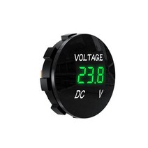 검전기 누설잔류계 월선경보기 검정기 전기테스터 dc 5v-48v led 디지털 전압계 미니 방수 전압계 테스터 자동차 motocycle 볼트 감지기 테스터 모니터 패널, 초록