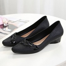 통굽구두 웨지힐 가보시힐2022 여성 펌프 낮은 굽 방수 고무 신발 미끄럼 방지 온 Zapatillas Mujer Tacon